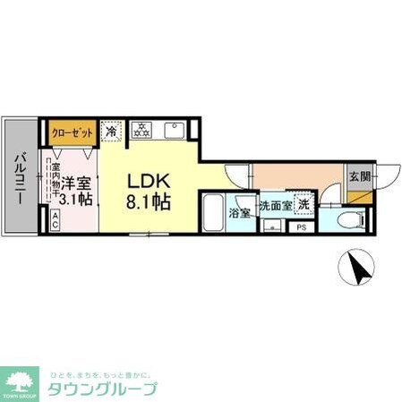 ディーラヴェニューの物件間取画像